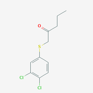 1-((3,4-Dichlorophenyl)thio)pentan-2-one