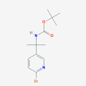 Tert-butyl 1-(6-bromopyridin-3-YL)-1-methylethylcarbamate