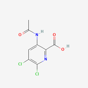 3-Acetamido-5,6-dichloropicolinic acid