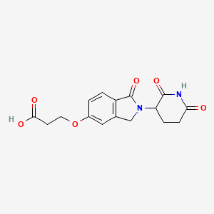 3-[2-(2,6-Dioxo-3-piperidyl)-1-oxo-isoindolin-5-yl]oxypropanoic acid