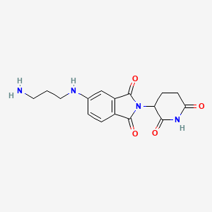 5-(3-Aminopropylamino)-2-(2,6-dioxo-3-piperidyl)isoindoline-1,3-dione