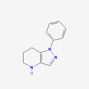 1-phenyl-1H,4H,5H,6H,7H-pyrazolo[4,3-b]pyridine