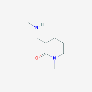 1-Methyl-3-[(methylamino)methyl]piperidin-2-one