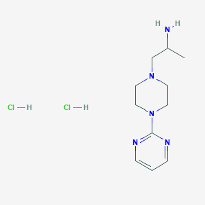 1-Piperazineethanamine,a-methyl-4-(2-pyrimidinyl)-,dihydrochloride