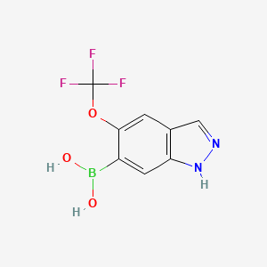5-(Trifluoromethoxy)-1H-indazol-6-yl-6-boronic acid