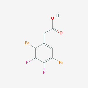 2,5-Dibromo-3,4-difluorophenylacetic acid