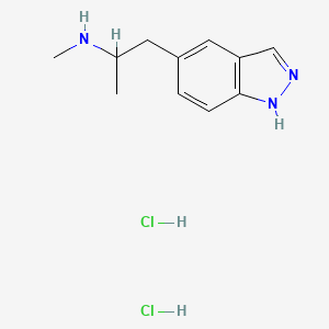 [1-(1H-indazol-5-yl)propan-2-yl](methyl)amine dihydrochloride