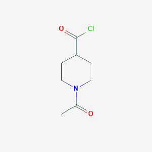 molecular formula C8H12ClNO2 B015303 1-乙酰基哌啶-4-甲酰氯 CAS No. 59084-16-1