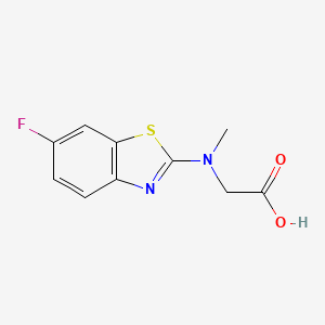 N-(6-fluoro-1,3-benzothiazol-2-yl)-N-methylglycine