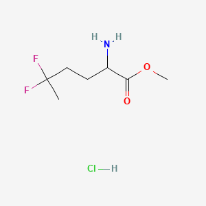 Methyl 2-amino-5,5-difluorohexanoate hydrochloride