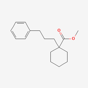 molecular formula C17H24O2 B1530307 环己烷甲酸甲酯 1-(3-苯基丙基) CAS No. 1951439-98-7