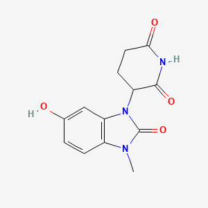 3-(6-Hydroxy-3-methyl-2-oxo-2,3-dihydro-1H-benzo[d]imidazol-1-yl)piperidine-2,6-dione