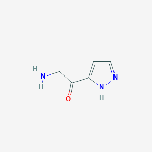 2-Amino-1-(1H-pyrazol-3-yl)ethanone