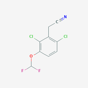 2,6-Dichloro-3-(difluoromethoxy)phenylacetonitrile