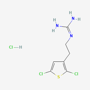 N-[2-(2,5-dichlorothiophen-3-yl)ethyl]guanidine hydrochloride