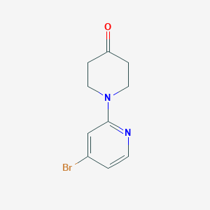 1-(4-Bromopyridin-2-yl)piperidin-4-one