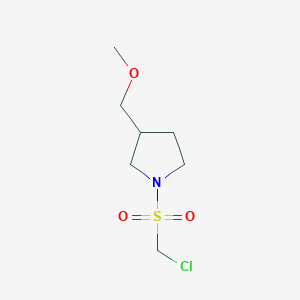 1-((Chloromethyl)sulfonyl)-3-(methoxymethyl)pyrrolidine