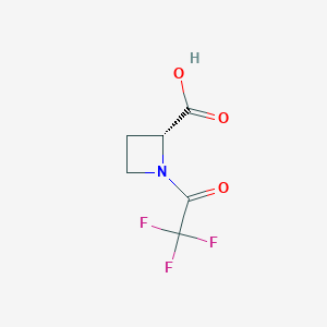 (2R)-1-(Trifluoroacetyl)azetidine-2-carboxylic acid