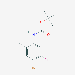 tert-Butyl (4-bromo-5-fluoro-2-methylphenyl)carbamate