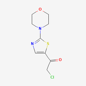 2-Chloro-1-(2-morpholinothiazol-5-yl)ethan-1-one