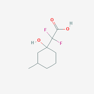 2,2-Difluoro-2-(1-hydroxy-3-methylcyclohexyl)acetic acid