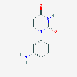 1-(3-Amino-4-methyl-phenyl)hexahydropyrimidine-2,4-dione