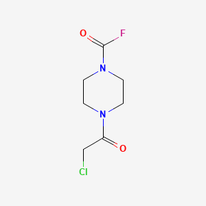 4-(2-Chloroacetyl)piperazine-1-carbonyl fluoride