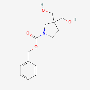 Benzyl 3,3-bis(hydroxymethyl)pyrrolidine-1-carboxylate