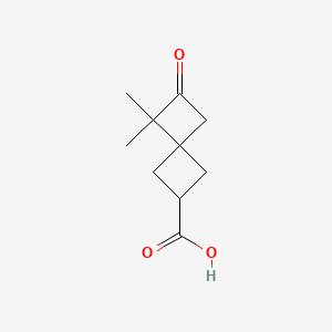 5,5-Dimethyl-6-oxospiro[3.3]heptane-2-carboxylic acid