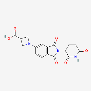 1-(2-(2,6-Dioxopiperidin-3-yl)-1,3-dioxoisoindolin-5-yl)azetidine-3-carboxylic acid