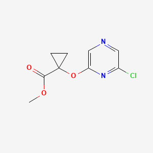 Methyl 1-[(6-chloropyrazin-2-yl)oxy]cyclopropane-1-carboxylate