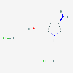 [(2S,4S)-4-aminopyrrolidin-2-yl]methanoldihydrochloride