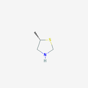 molecular formula C4H9NS B15303766 (5S)-5-methyl-1,3-thiazolidine 