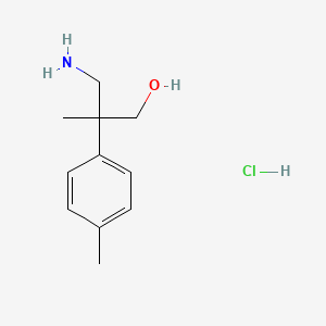 3-Amino-2-methyl-2-(4-methylphenyl)propan-1-ol hydrochloride