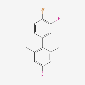 4'-Bromo-3',4-difluoro-2,6-dimethyl-1,1'-biphenyl