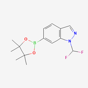 1-(difluoromethyl)-6-(4,4,5,5-tetramethyl-1,3,2-dioxaborolan-2-yl)-1H-indazole