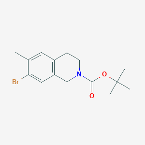 tert-butyl 7-bromo-6-methyl-3,4-dihydroisoquinoline-2(1H)-carboxylate