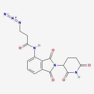 3-azido-N-[2-(2,6-dioxopiperidin-3-yl)-1,3-dioxo-2,3-dihydro-1H-isoindol-4-yl]propanamide