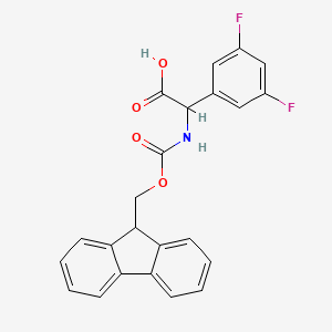 2-(3,5-difluorophenyl)-2-({[(9H-fluoren-9-yl)methoxy]carbonyl}amino)acetic acid