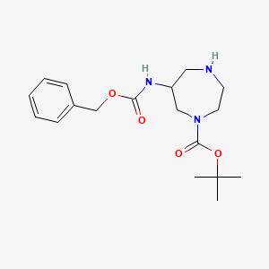 Tert-butyl 6-{[(benzyloxy)carbonyl]amino}-1,4-diazepane-1-carboxylate