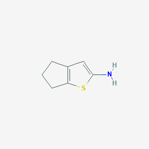 molecular formula C7H9NS B15303931 2-amino-5,6-dihydro-4H-cyclopenta[b]thiophene 