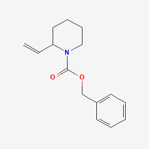 molecular formula C15H19NO2 B15303942 Benzyl 2-ethenylpiperidine-1-carboxylate 