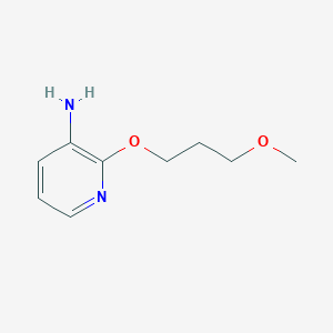 molecular formula C9H14N2O2 B15303955 2-(3-Methoxypropoxy)pyridin-3-amine 