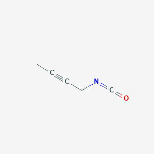 molecular formula C5H5NO B15303968 1-Isocyanatobut-2-yne 