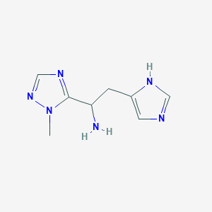 2-(1h-Imidazol-4-yl)-1-(1-methyl-1h-1,2,4-triazol-5-yl)ethan-1-amine