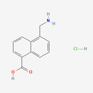 5-(Aminomethyl)naphthalene-1-carboxylic acid hydrochloride