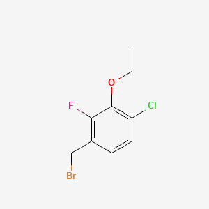 molecular formula C9H9BrClFO B1530405 4-Chloro-3-ethoxy-2-fluorobenzyl bromide CAS No. 1323966-30-8