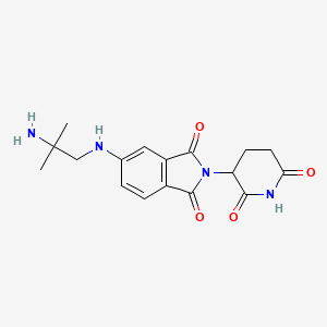 5-[(2-Amino-2-methyl-propyl)amino]-2-(2,6-dioxo-3-piperidyl)isoindoline-1,3-dione