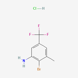 2-Bromo-3-methyl-5-(trifluoromethyl)aniline hydrochloride