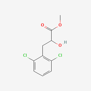 molecular formula C10H10Cl2O3 B15304092 Methyl 3-(2,6-dichlorophenyl)-2-hydroxypropanoate 